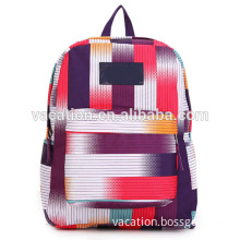 Stripe print with color tactical backpacks